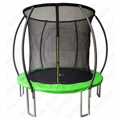 Inground trampolin med kabinet
