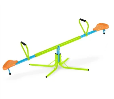 2 sæders plast spindende teeter totter